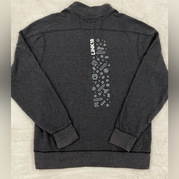 Men's New Era Half Zip Pullover Size Large - Picture 2 of 5